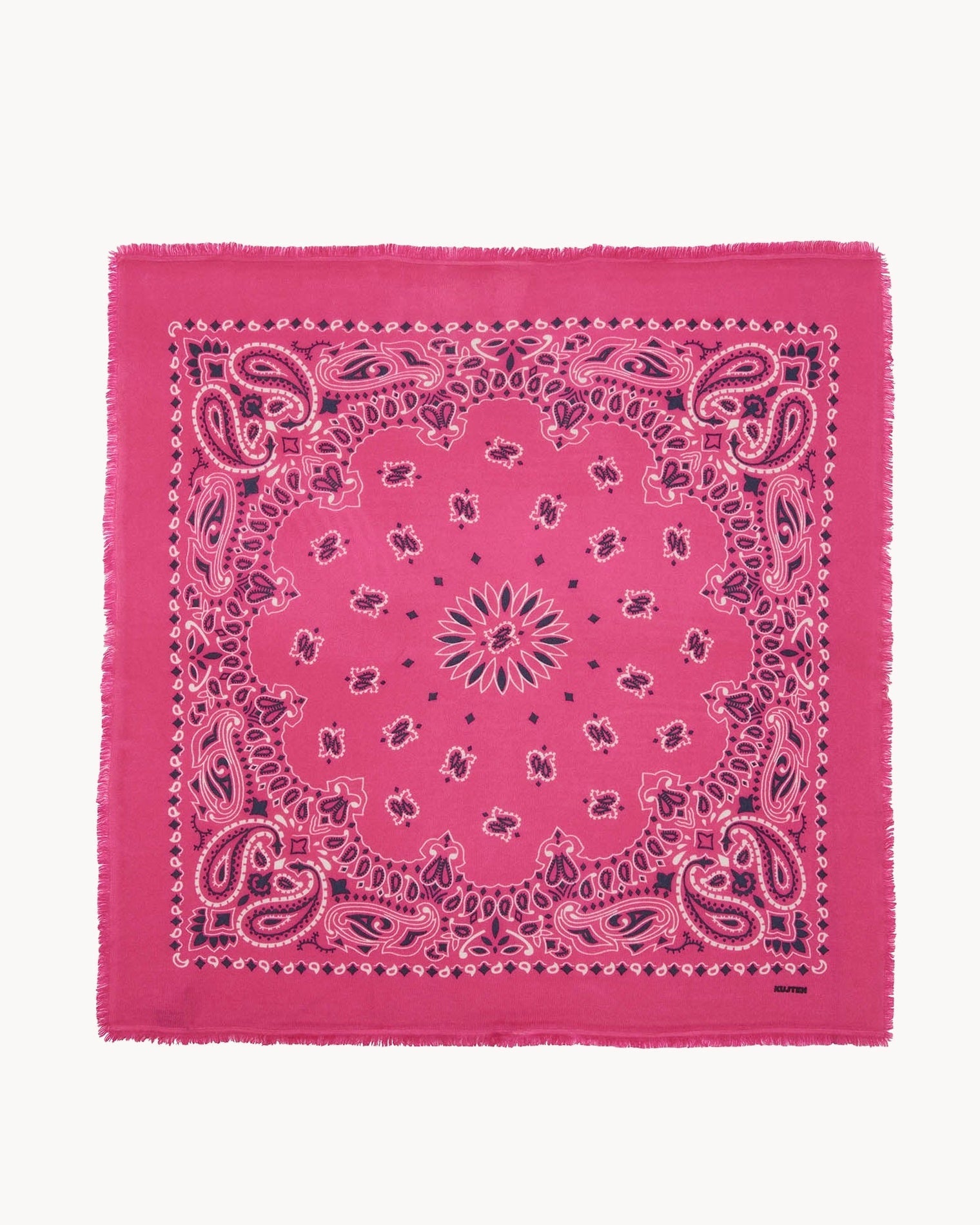 KUJTEN Large Bandana Hachiko Bico Fluorescent Pink - Bandana