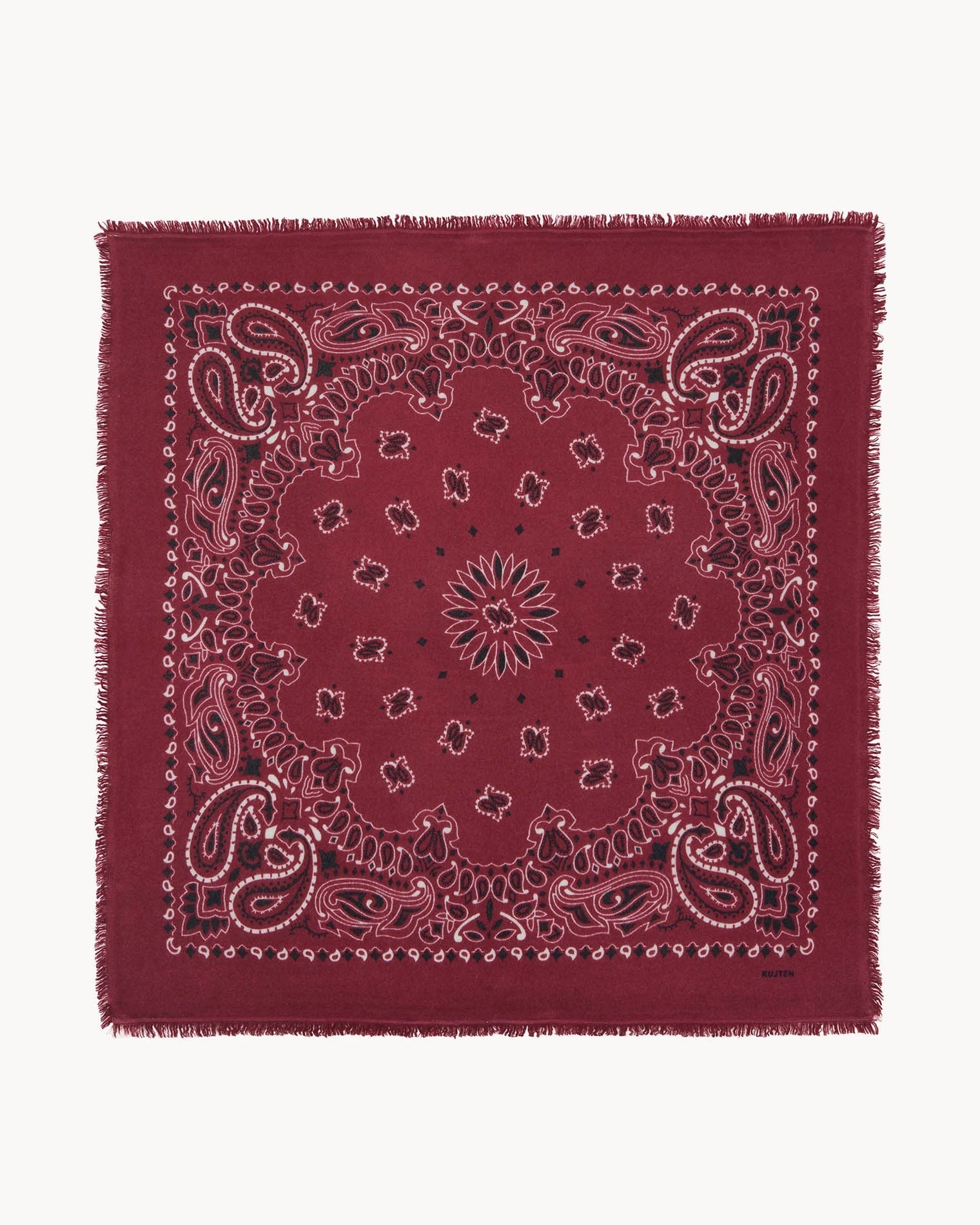 KUJTEN Large Bandana Hachiko Bico Sierra Red - Bandana - stre