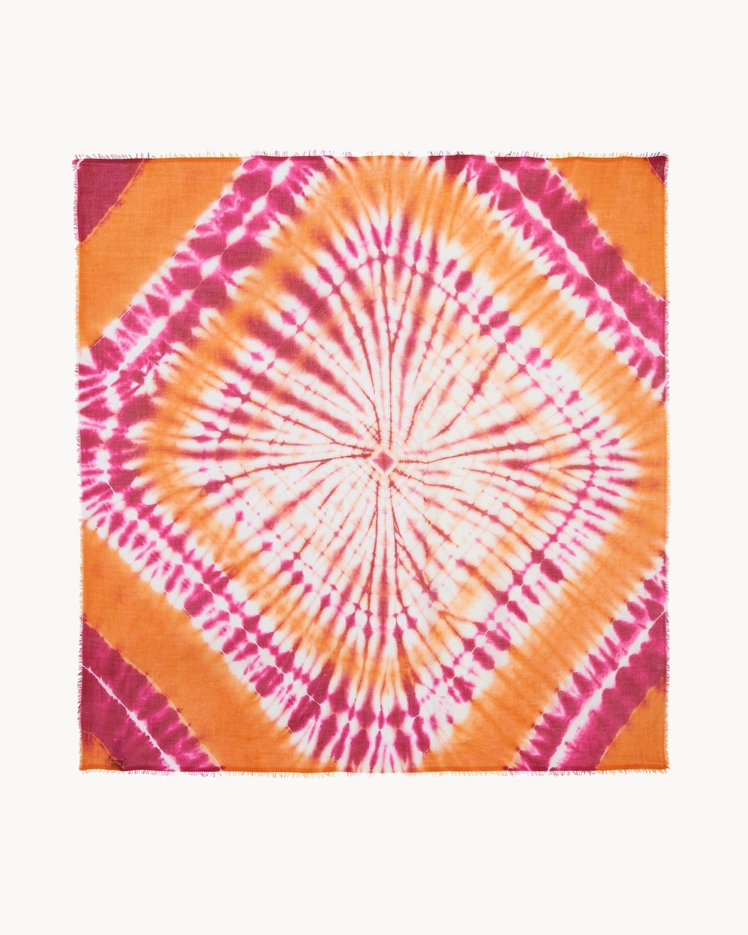 KUJTEN Very Large Bandana Effy Sunny Neon Pink - Bandana
