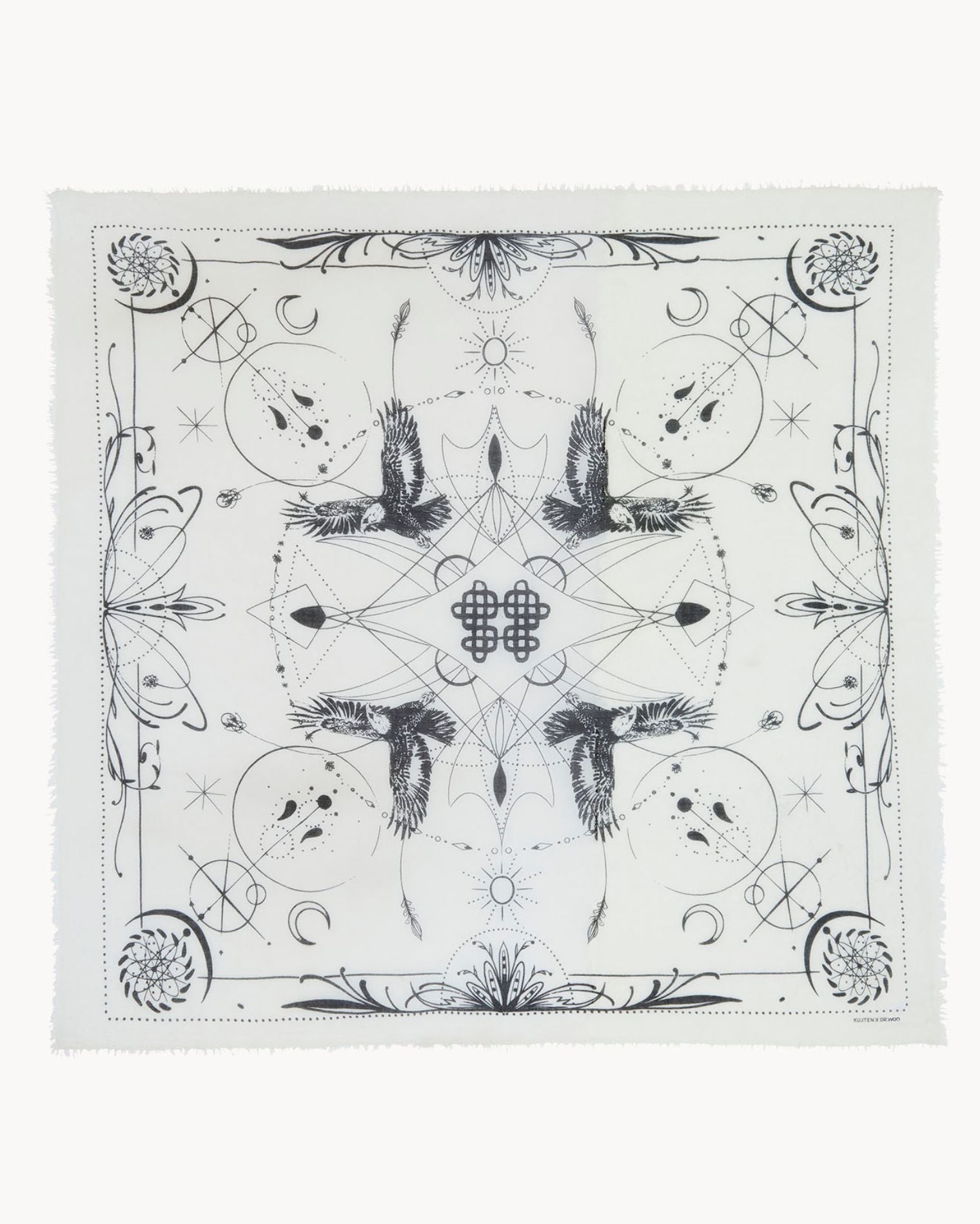KUJTEN Large Bandana Ellis White - Bandana