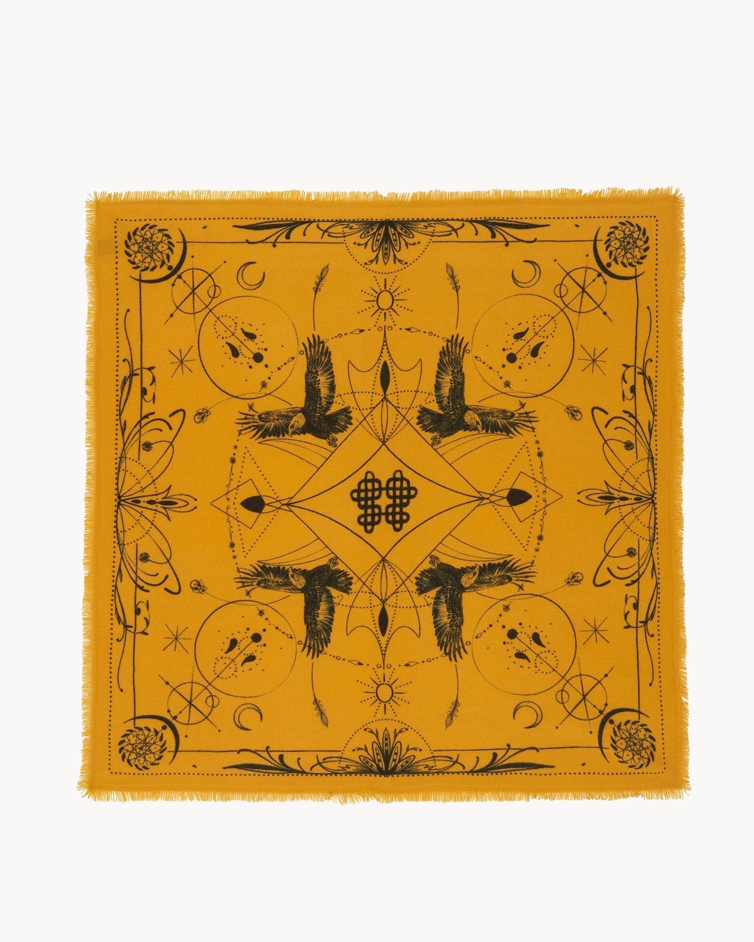 KUJTEN Large Bandana Hiloki Mango Yellow - Bandana
