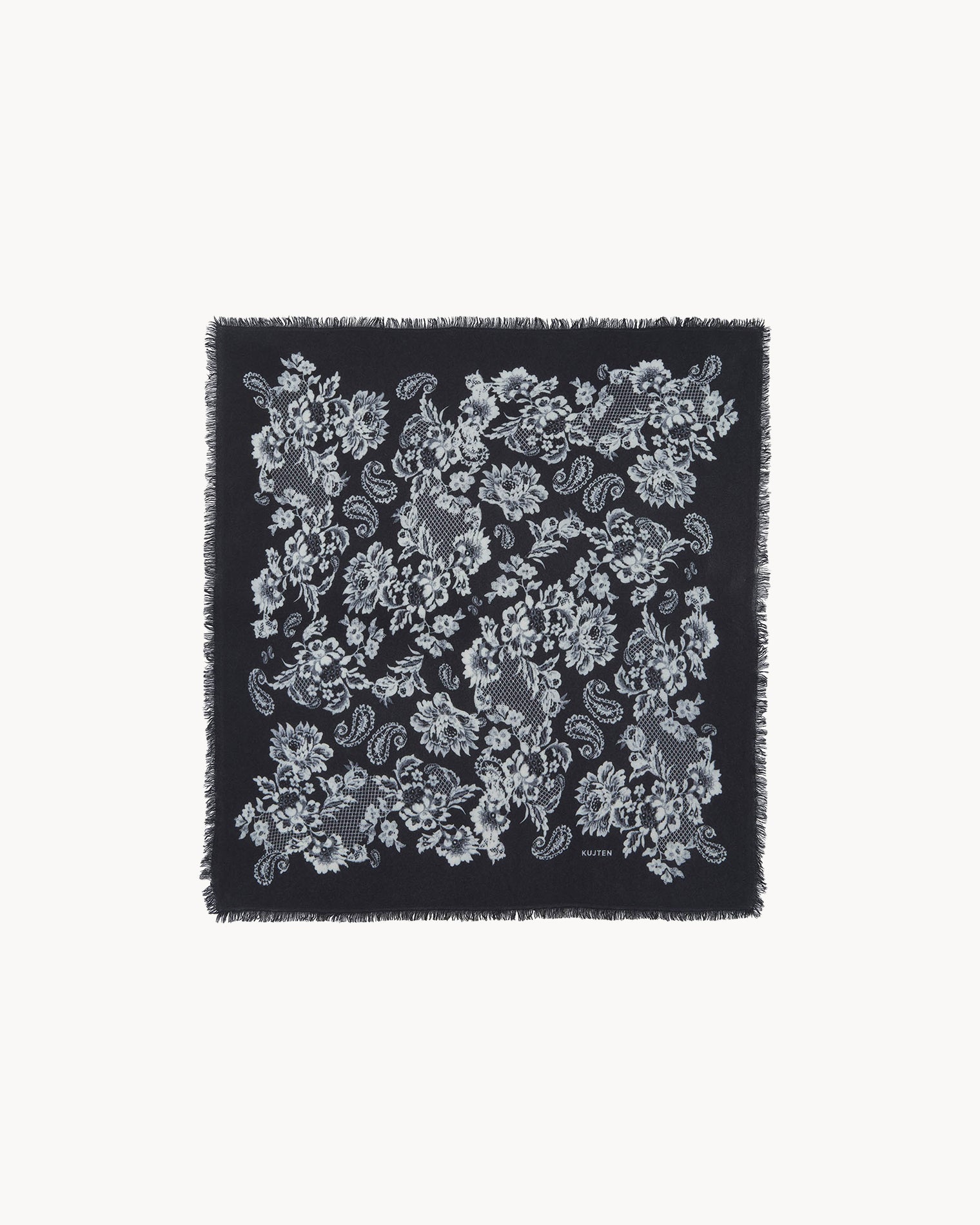 KUJTEN Small Bandana Hachi Lace Black - Bandana - stre