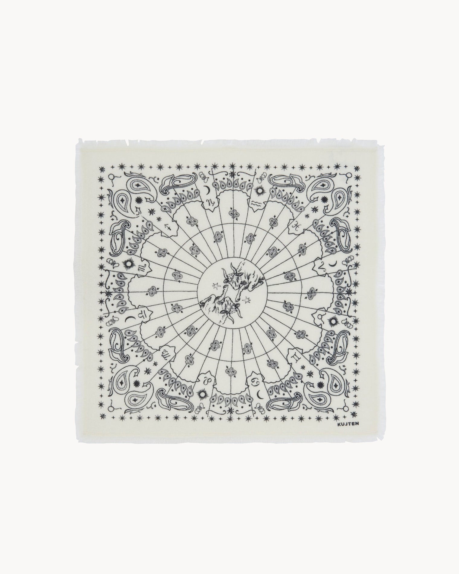 KUJTEN Small Bandana Hachi Sign Taurus - Boğa Burcu Bandanası - stre