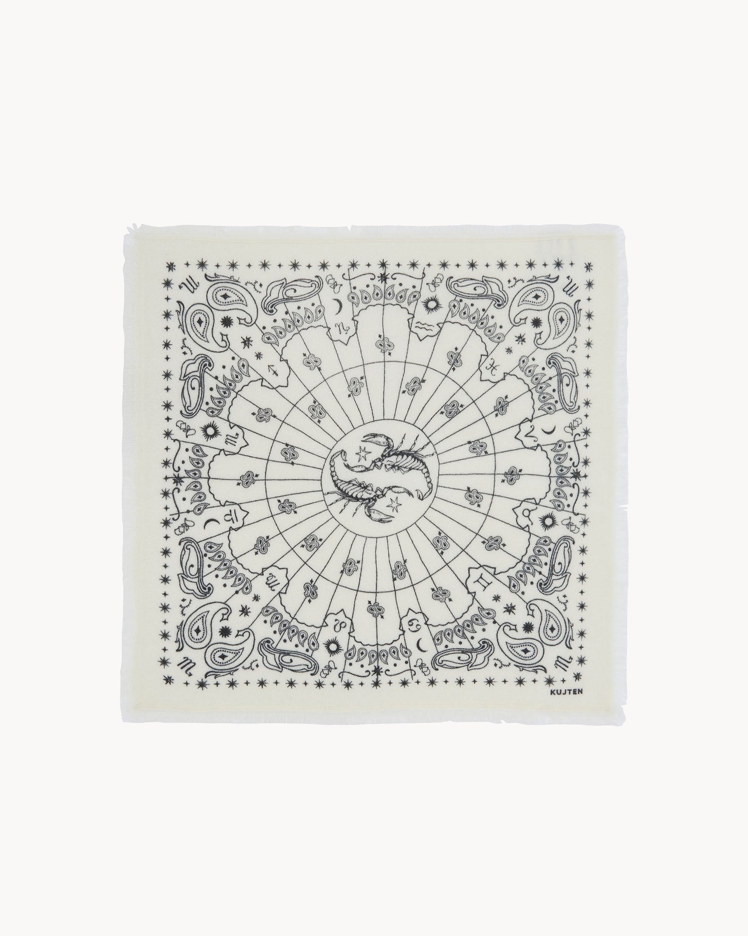 KUJTEN Small Bandana Hachi Sign Scorpio - Bandana - stre