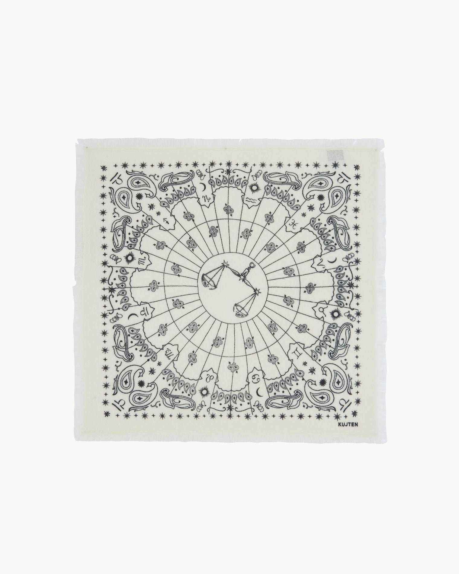 KUJTEN Small Bandana Hachi Sign Libra - Bandana - stre
