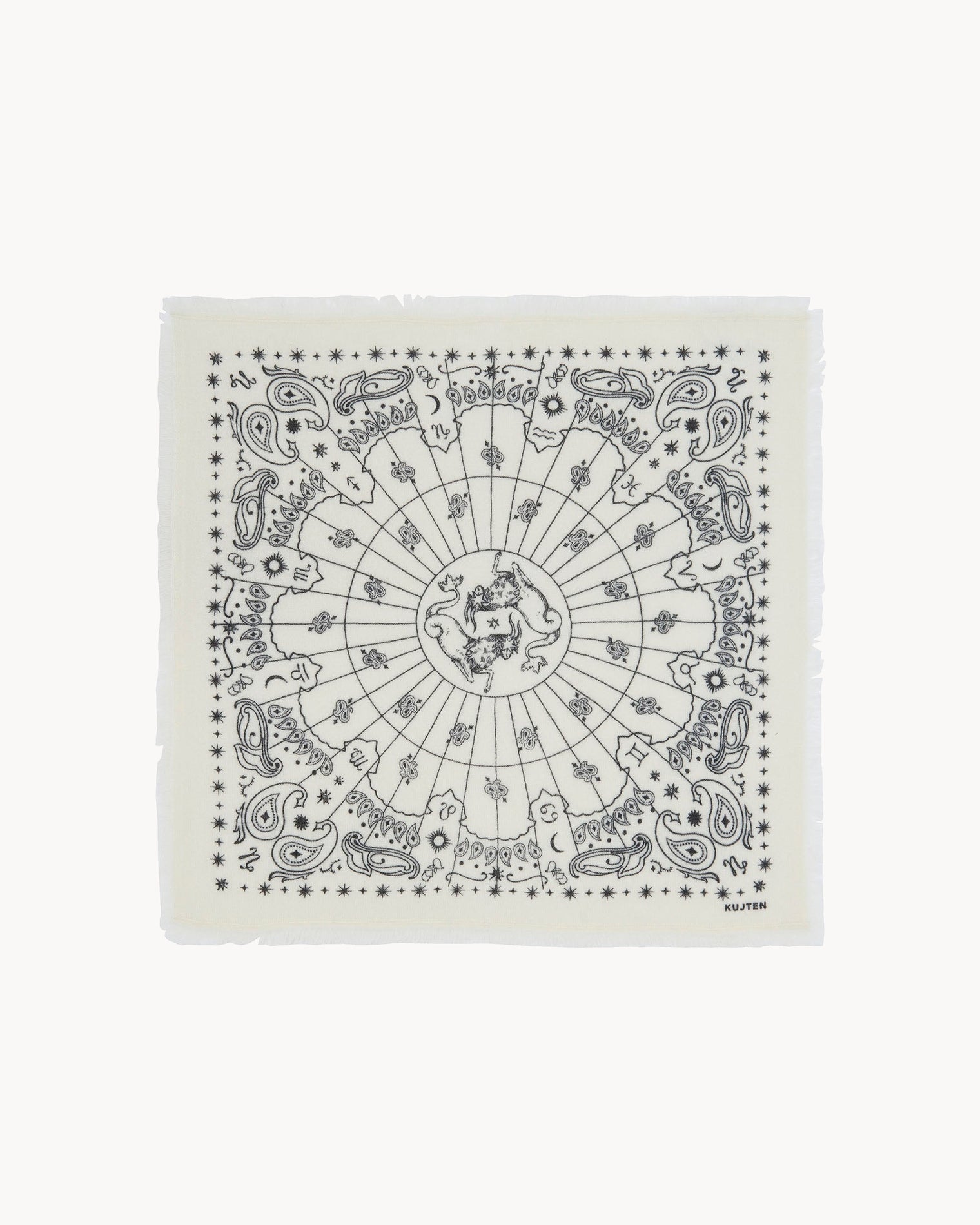 KUJTEN Small Bandana Hachi Sign Capricorn - Bandana - stre