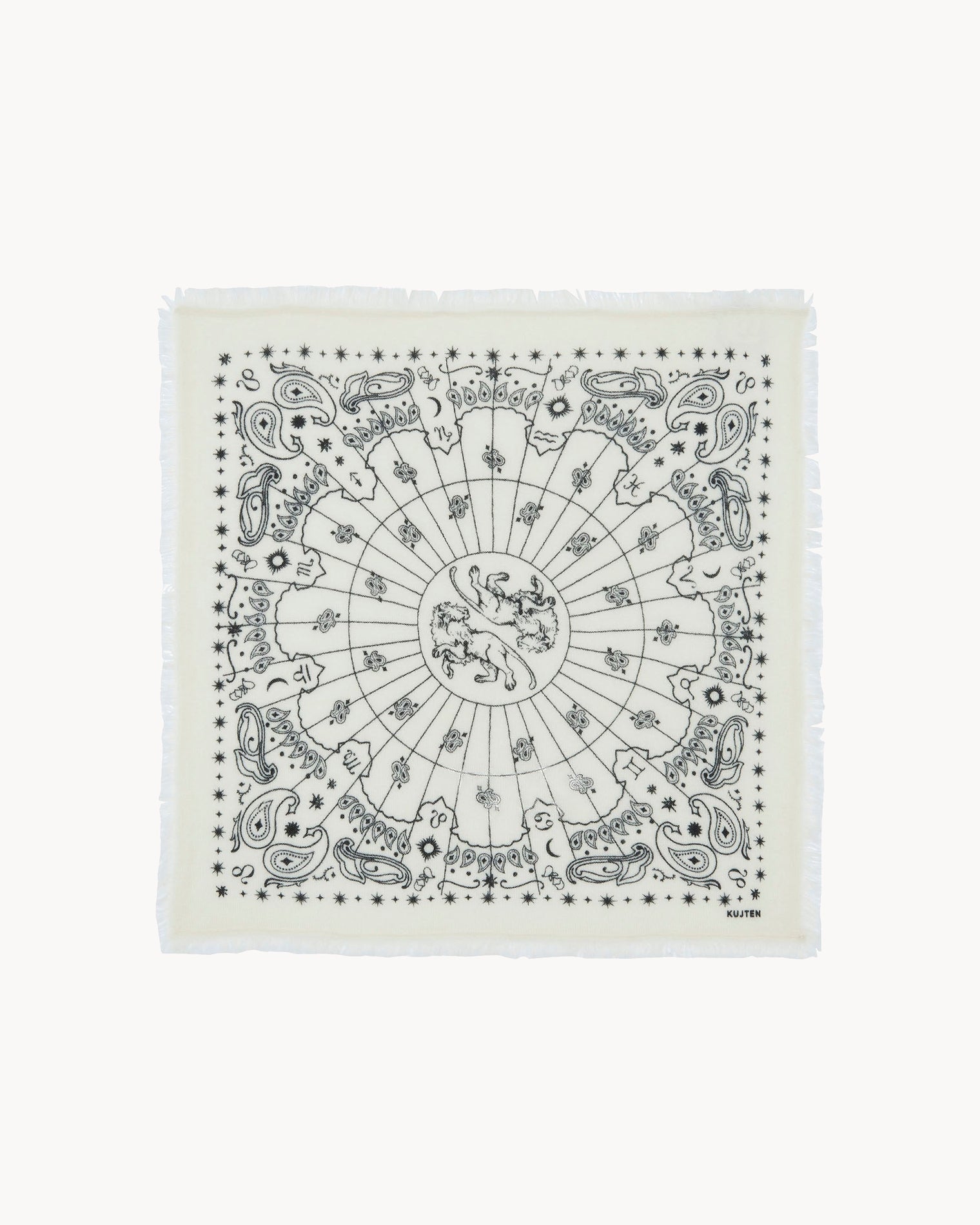 KUJTEN Small Bandana Hachi Sign Leo - Bandana - stre