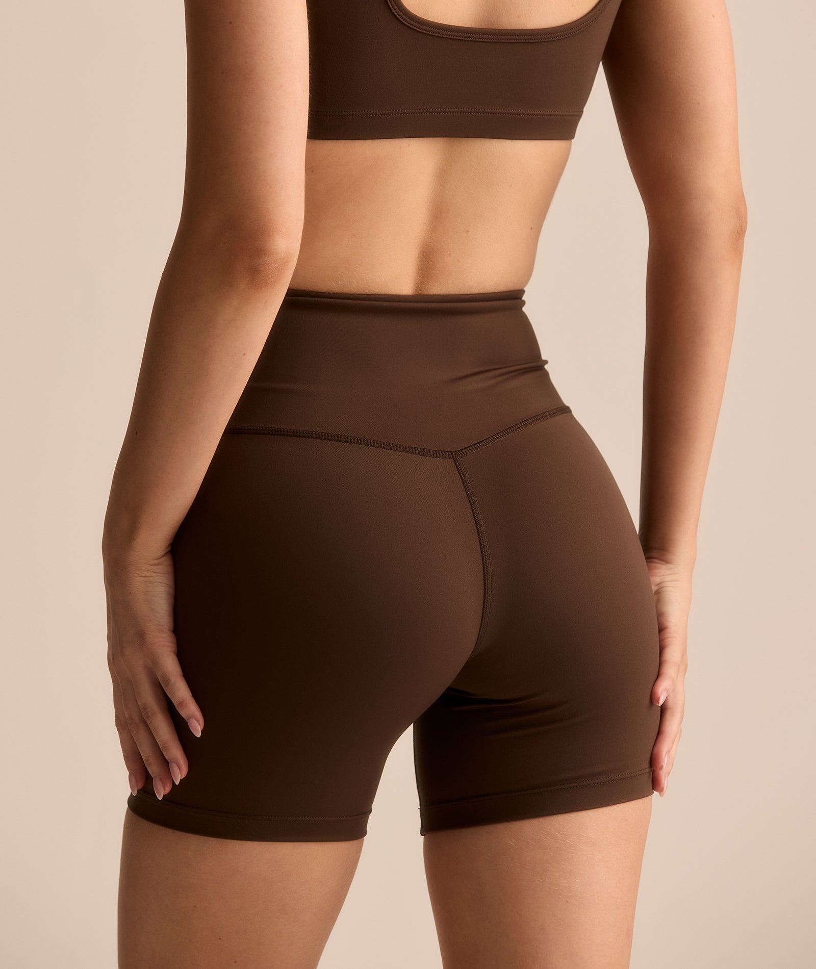 VEHLA BIKE SHORTS - CHOC - Şort - stre