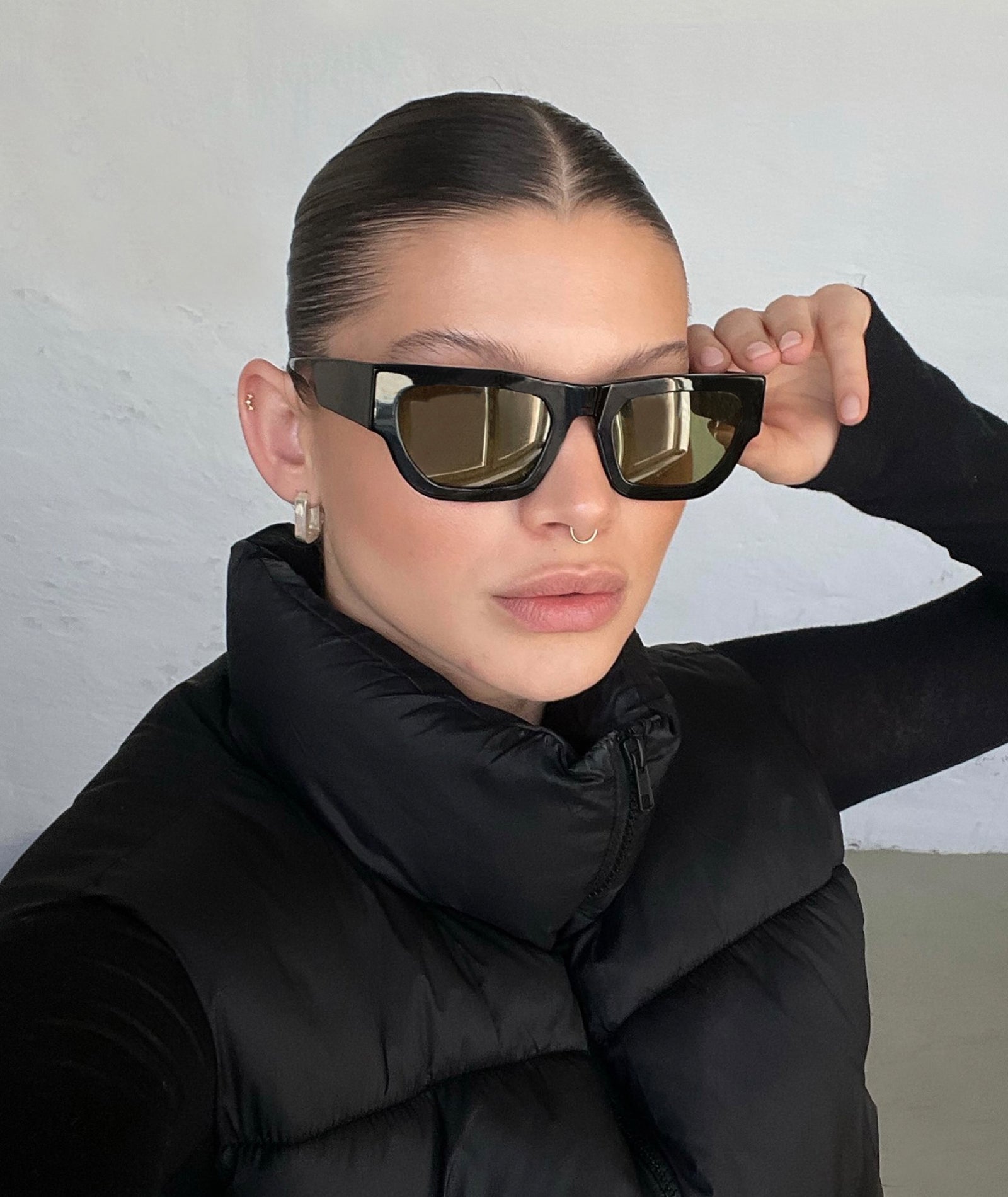 VEHLA Finn - Black/Khaki - Gözlük - stre