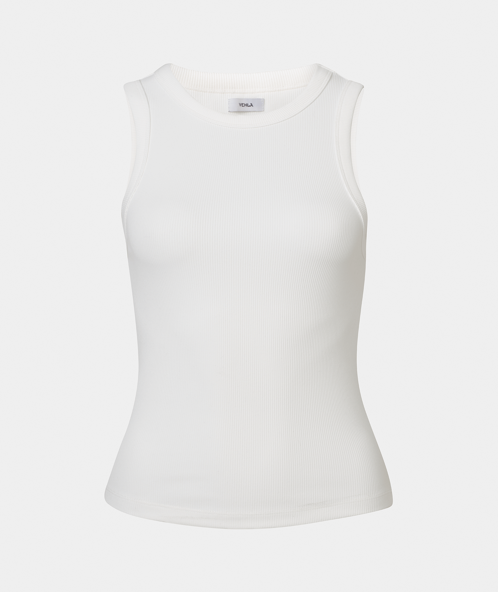 VEHLA RIBBED TANK - SNOW - Ribbed Atlet - stre