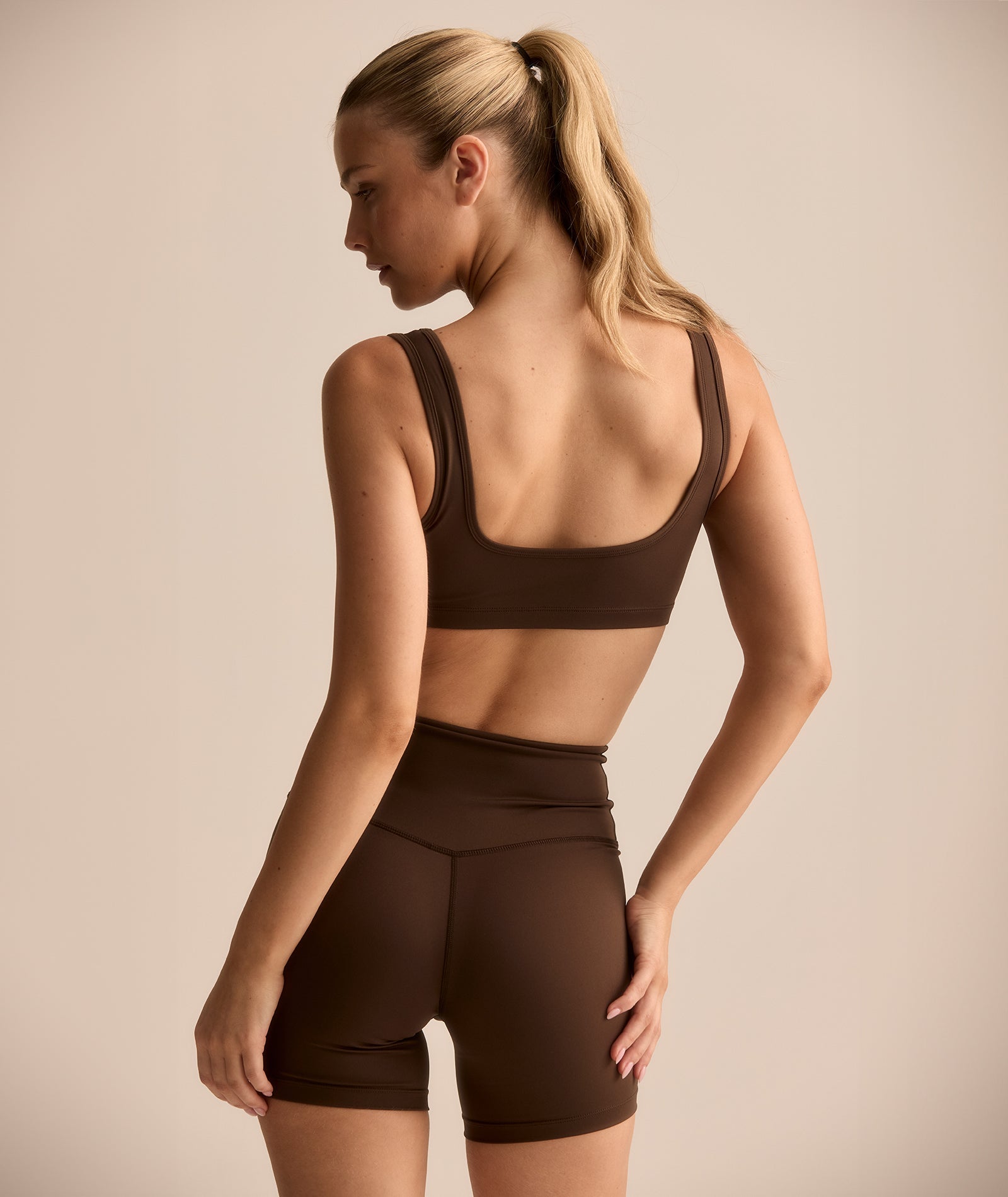 VEHLA SPORTS BRA - CHOC - Sütyen - stre