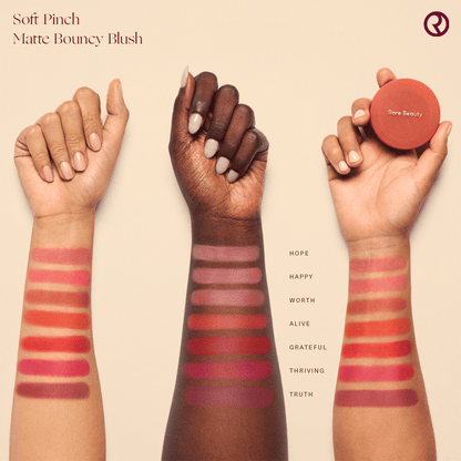 Rare Beauty Soft Pinch Matte Bouncy Blush - Krem Pudra Allık - stre