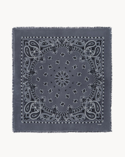 KUJTEN Large Bandana Hachiko Bico Flannel Gray - Bandana - stre