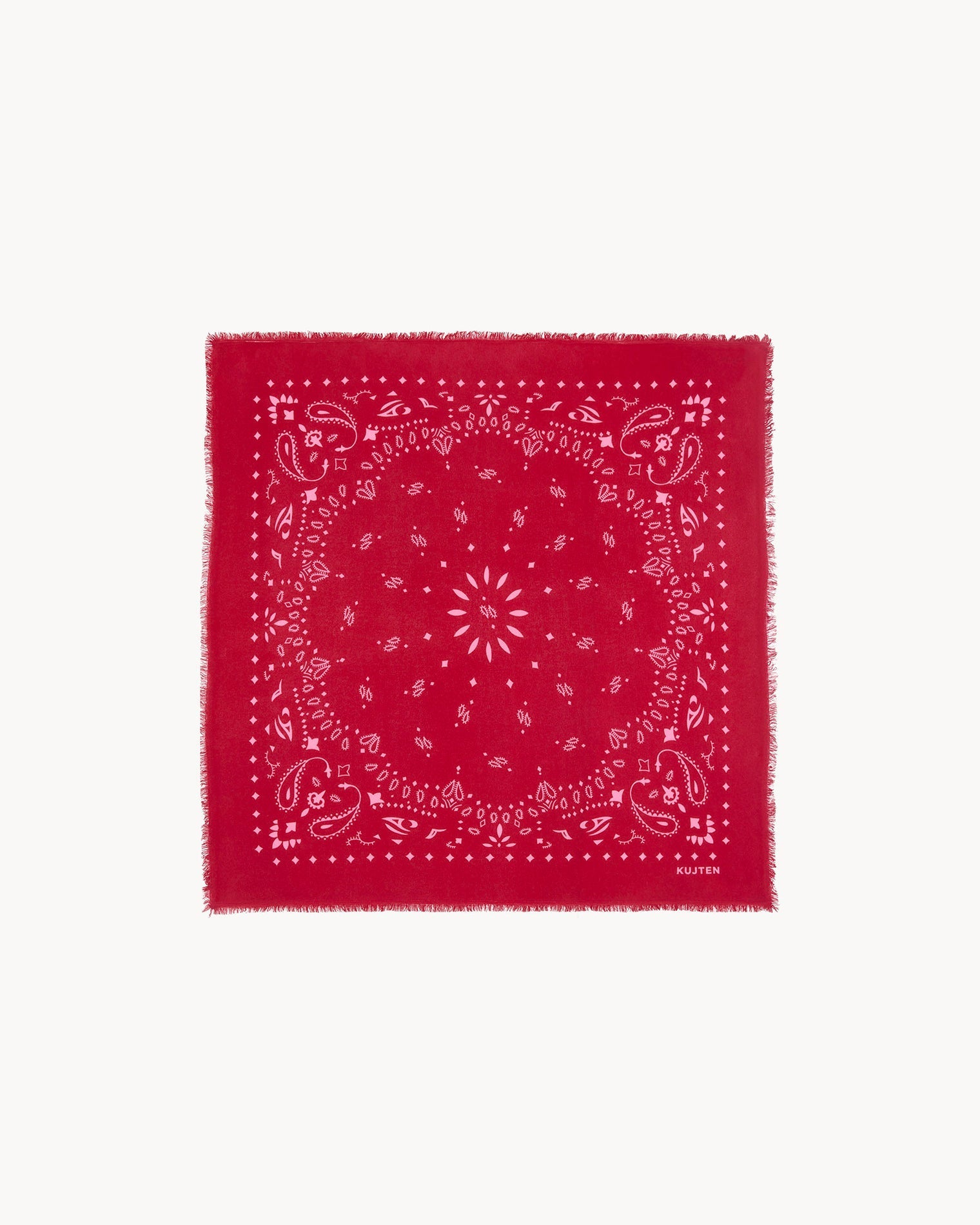 KUJTEN Small Bandana Hachi Red Pink - Bandana - stre