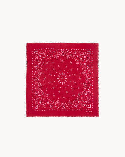 KUJTEN Small Bandana Hachi Red Pink - Bandana - stre
