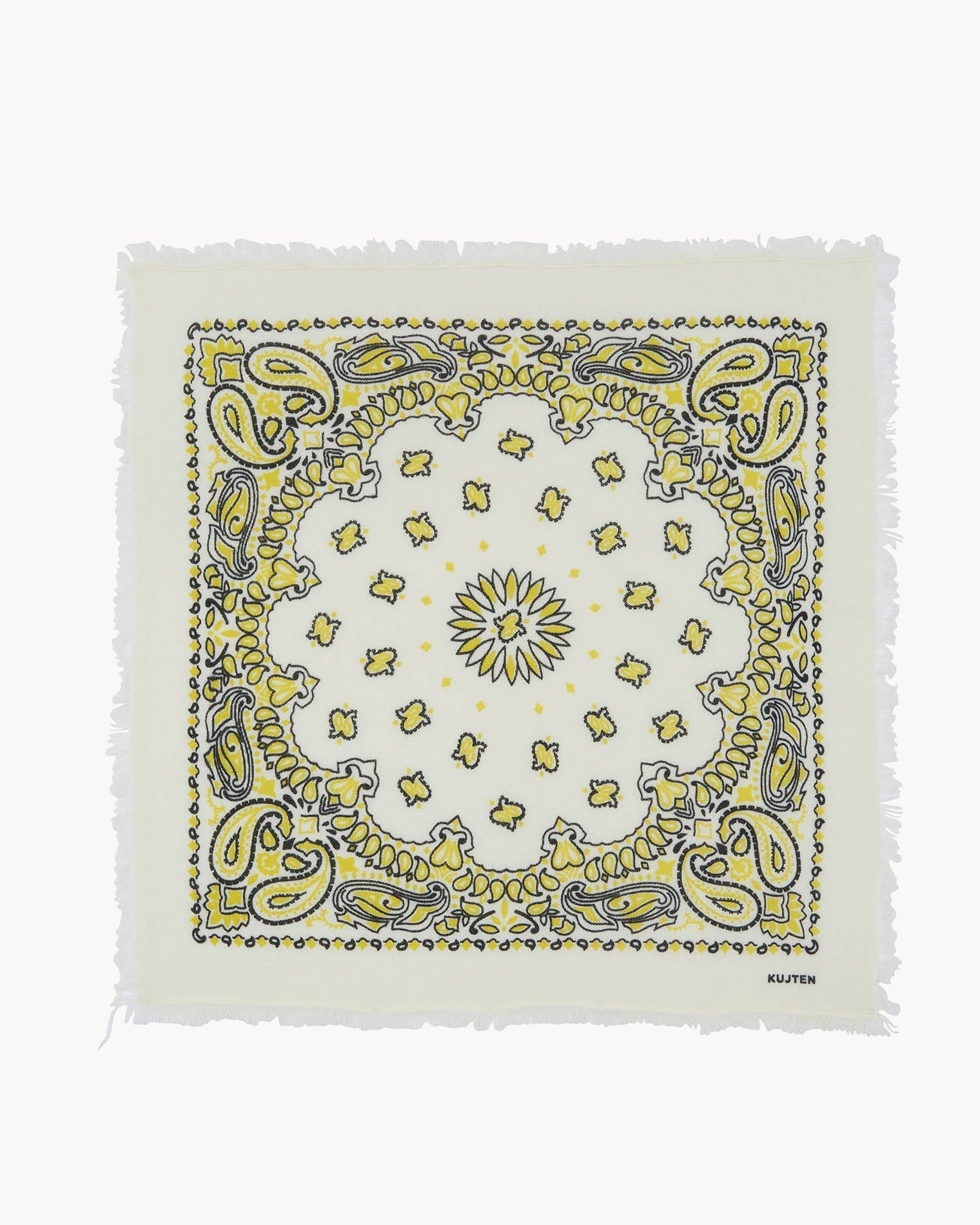 KUJTEN Large Bandana Hachiko Bico Yellow Black - Bandana