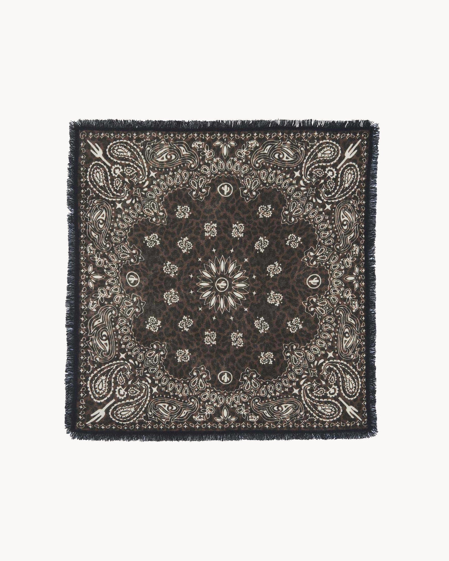 KUJTEN Small Bandana Arizona Hachi Leopard Print Spicy Brown - Bandana