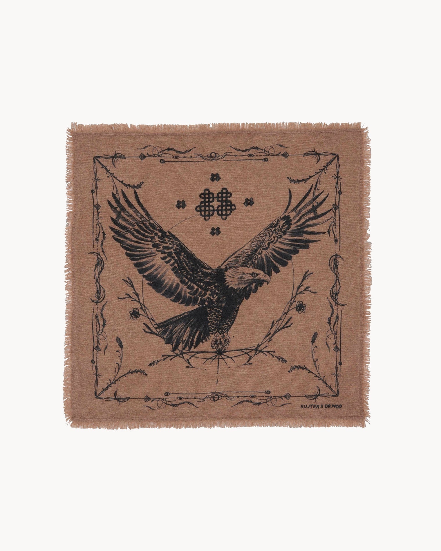 KUJTEN Small Bandana Hilo Camelo Brown - Bandana