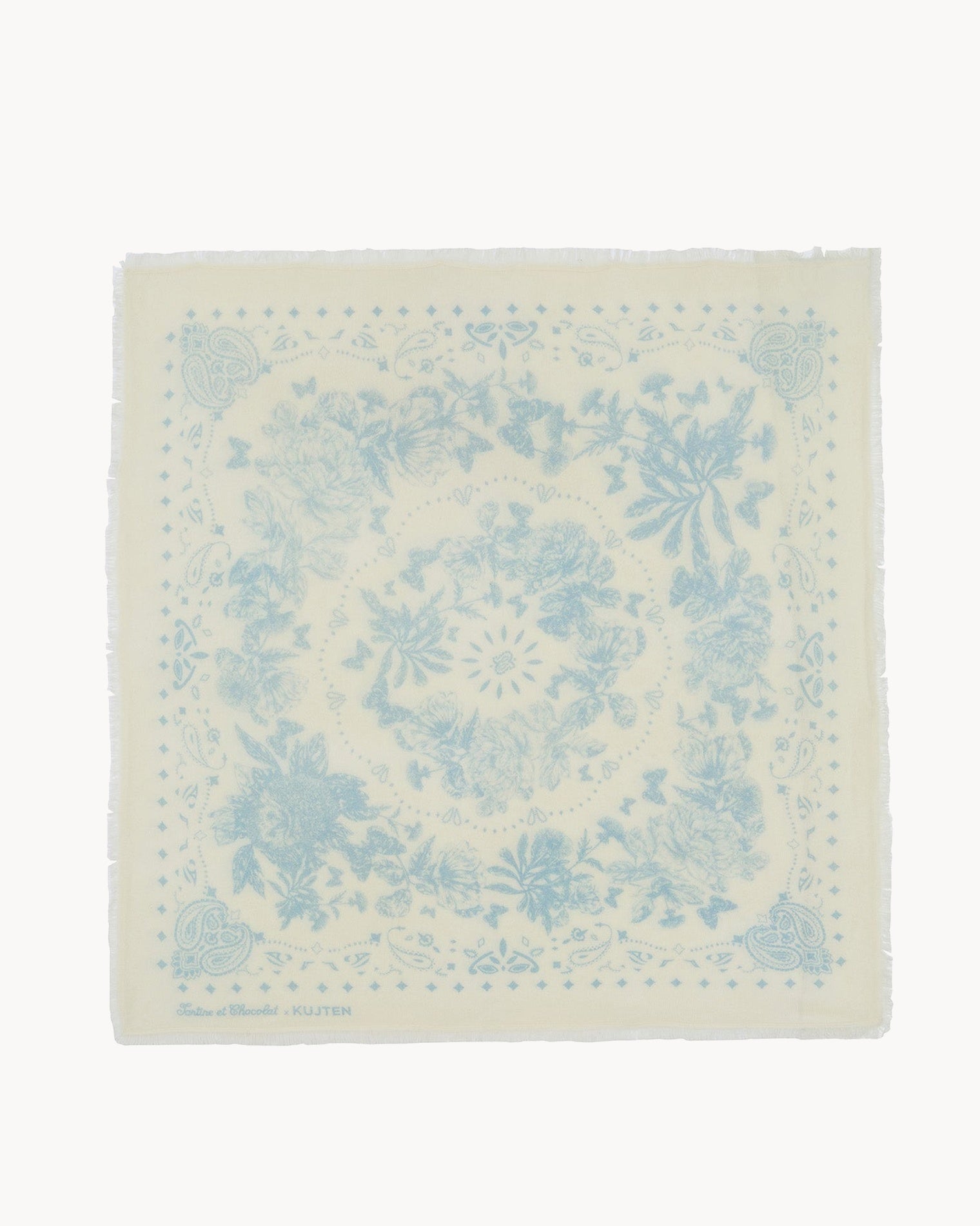 KUJTEN Large Bandana Camille Blue - Bandana