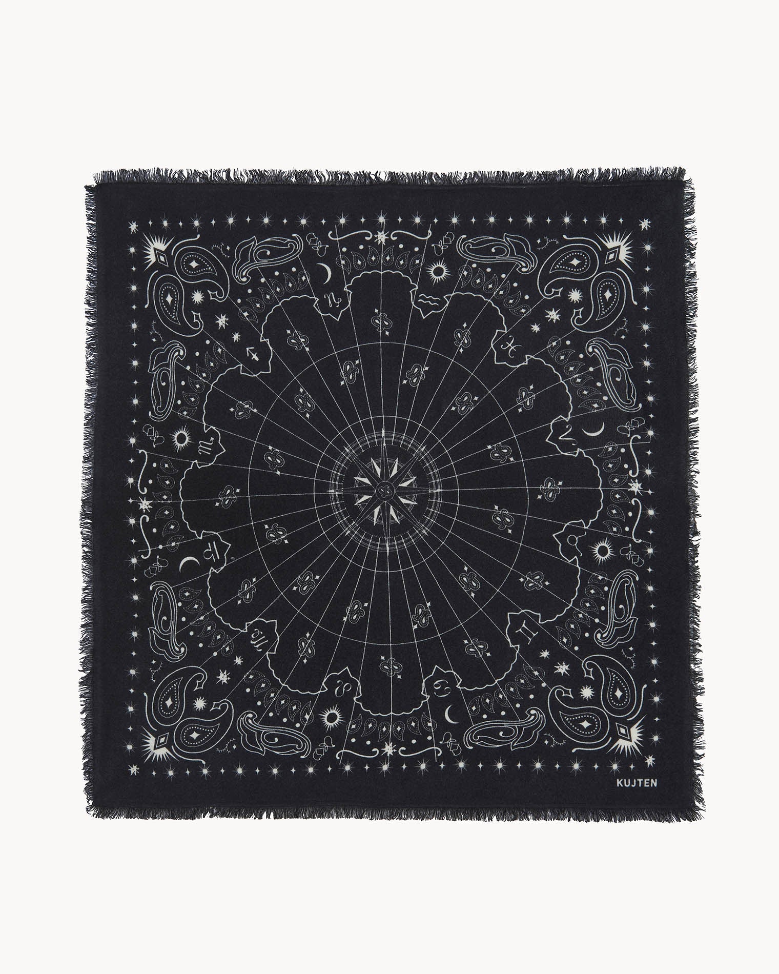 KUJTEN Large Bandana Hachiko Astro Black - Bandana - stre