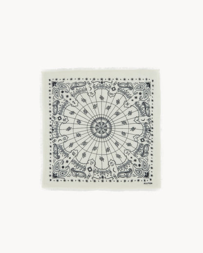 KUJTEN Small Bandana Hachi Astro White - Bandana - stre