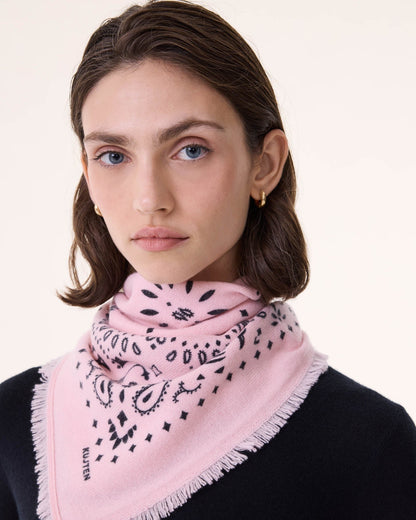 KUJTEN Small Bandana Hachi Vintage Pink - Bandana - stre