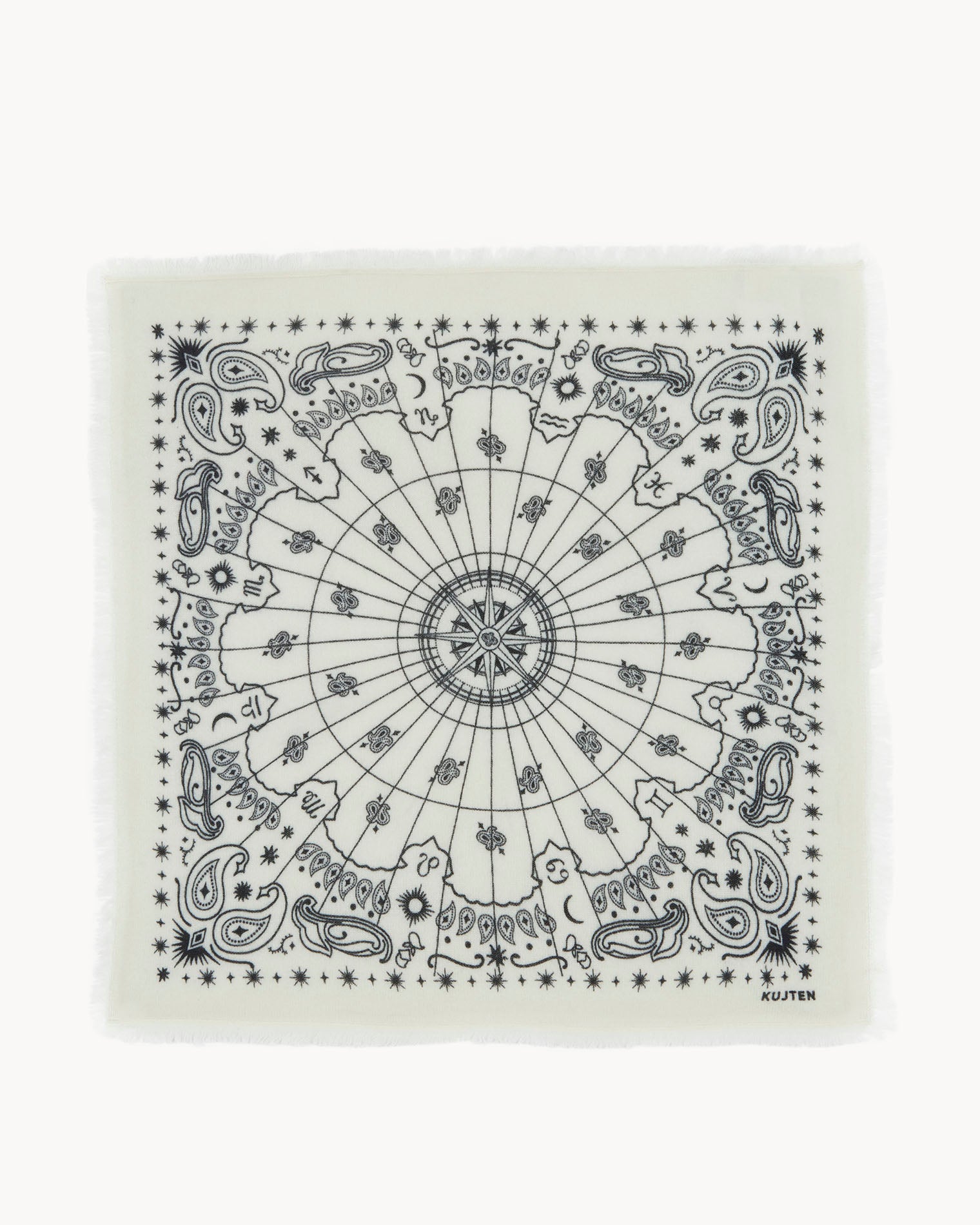 KUJTEN Large Bandana Hachiko Astro White - Bandana - stre