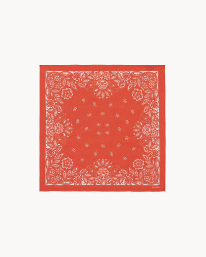 KUJTEN Small Bandana Heli Hibiscus Orange - Bandana