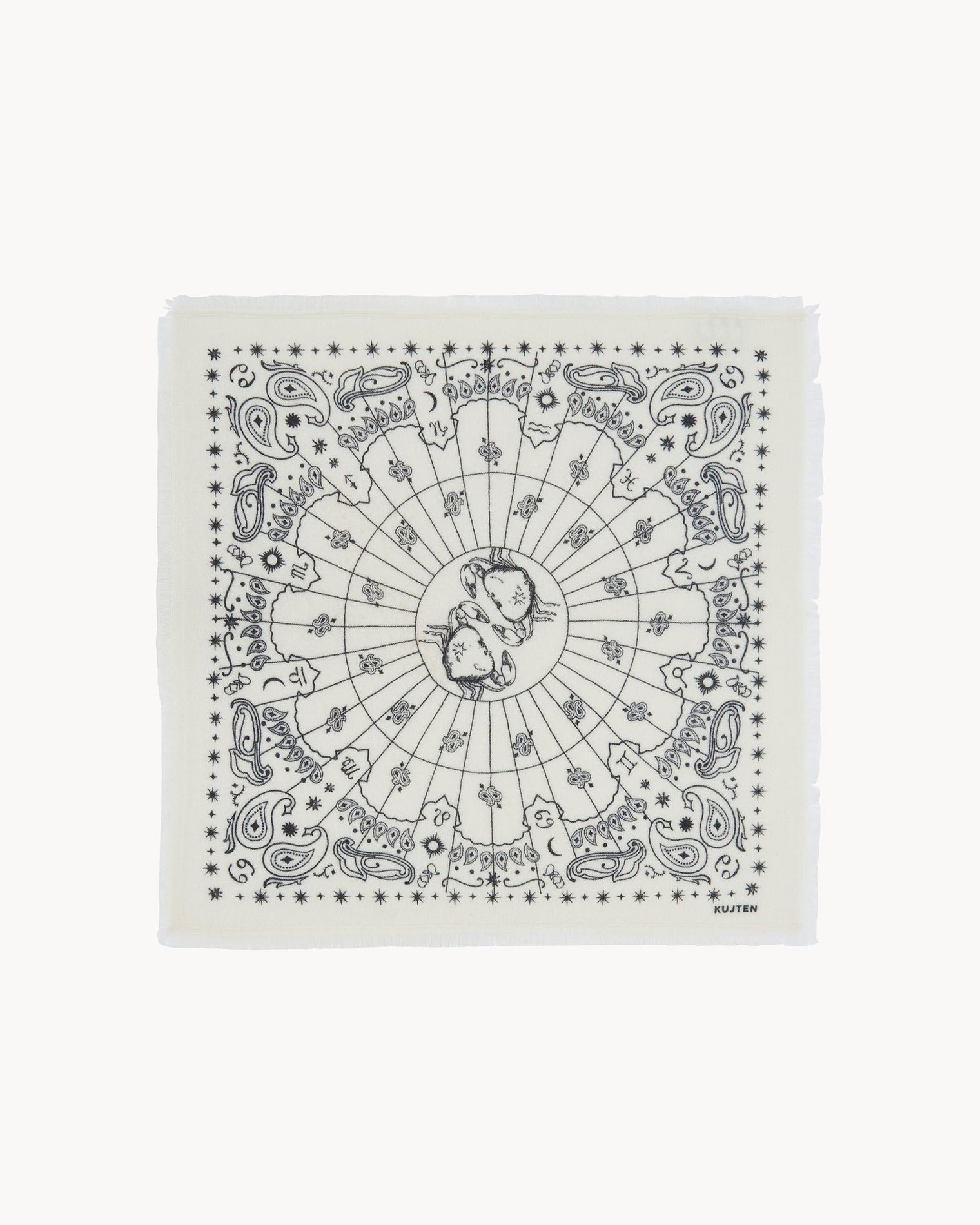 KUJTEN Small Bandana Hachi Sign Cancer - Bandana - stre