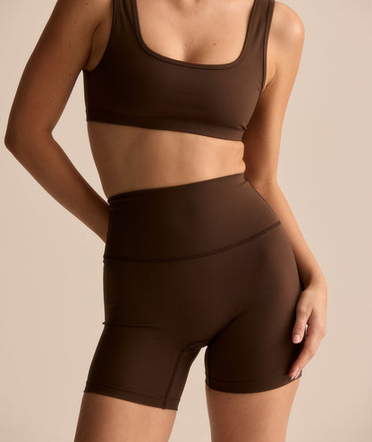 VEHLA BIKE SHORTS - CHOC - Şort - stre