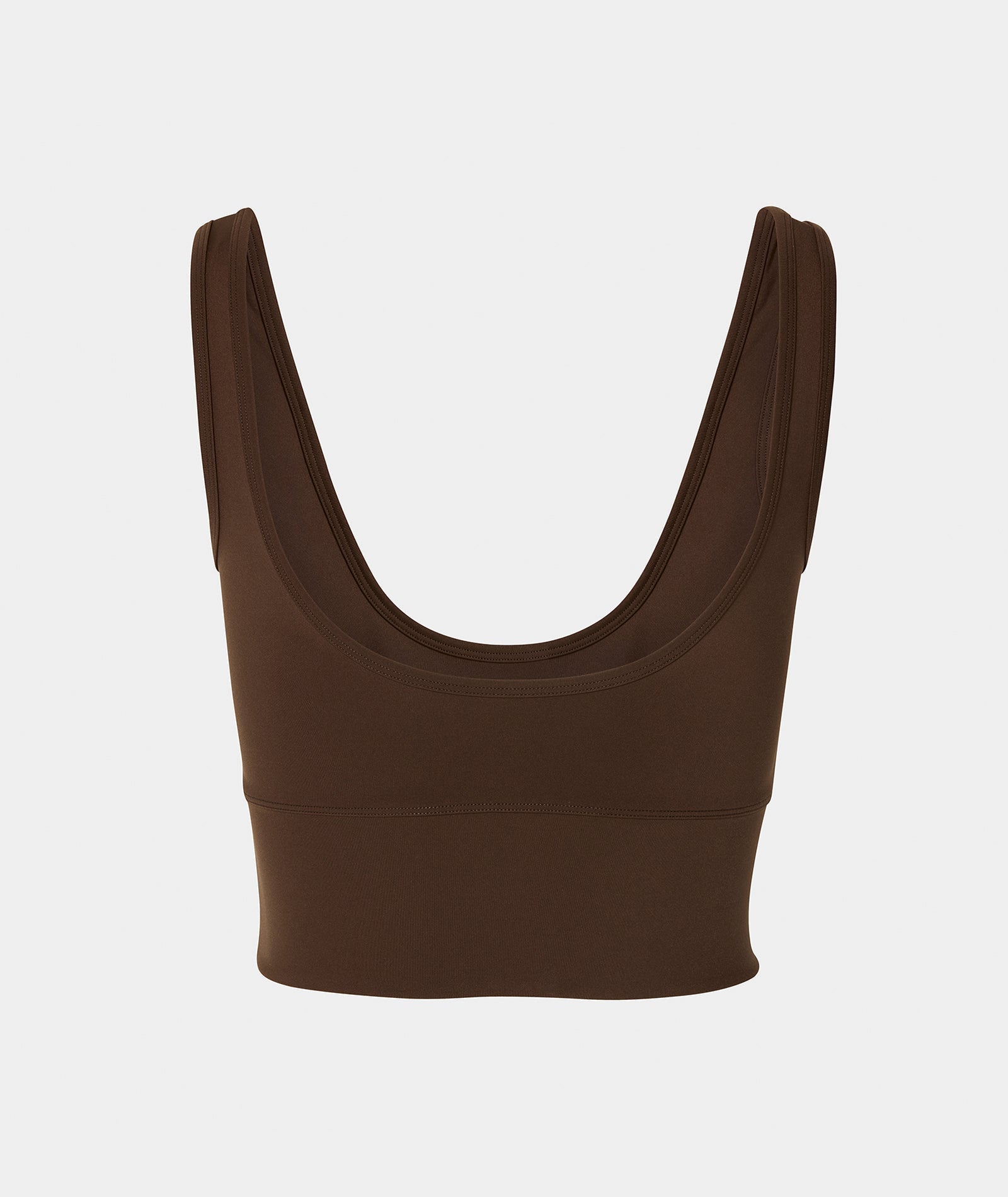 VEHLA CROPPED TANK - CHOC - Crop Atlet - stre