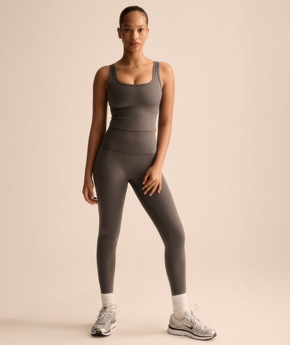 VEHLA LEGGINGS - SMOKE - Tayt - stre