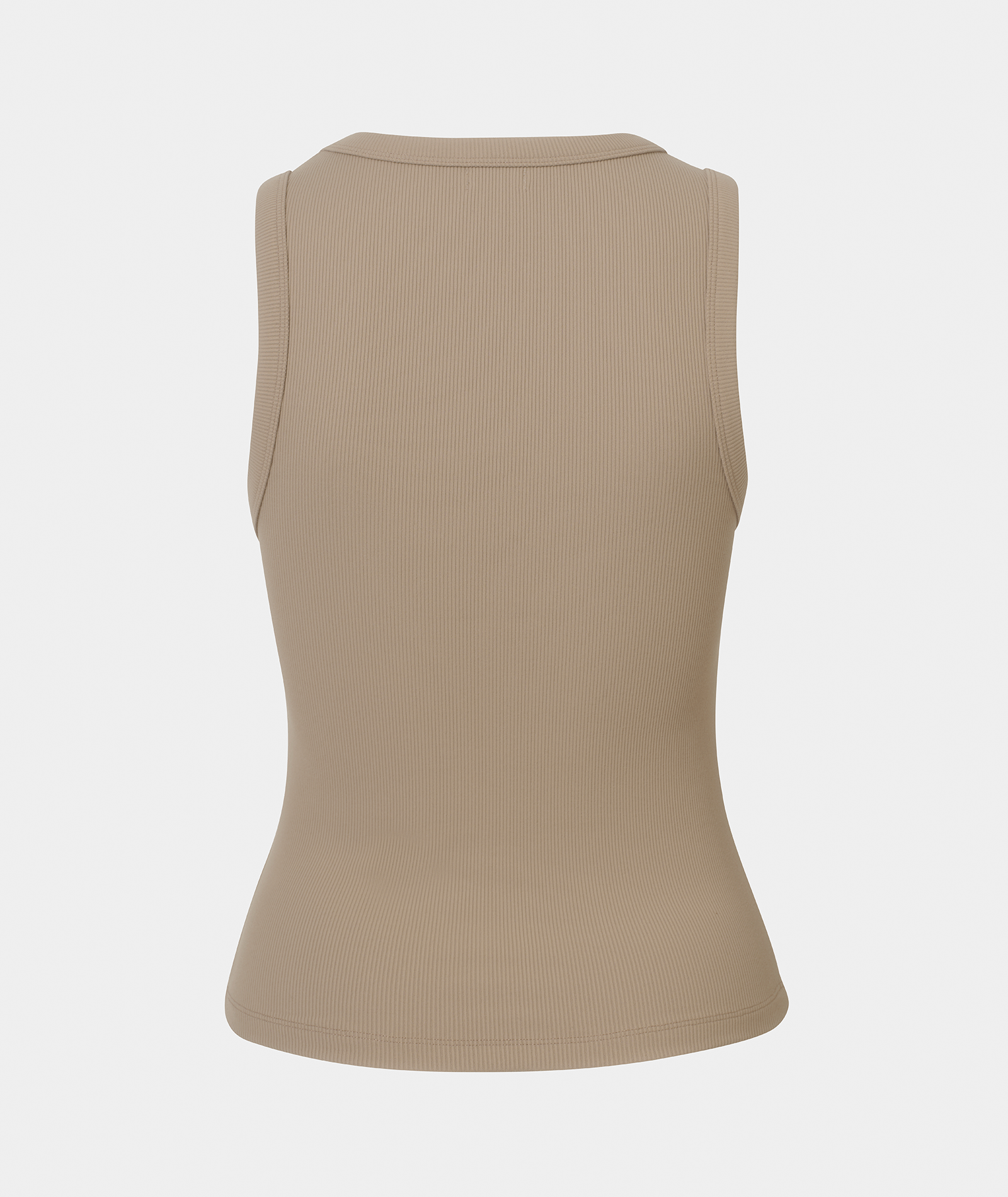 VEHLA RIBBED TANK - TAUPE - Ribbed Atlet - stre