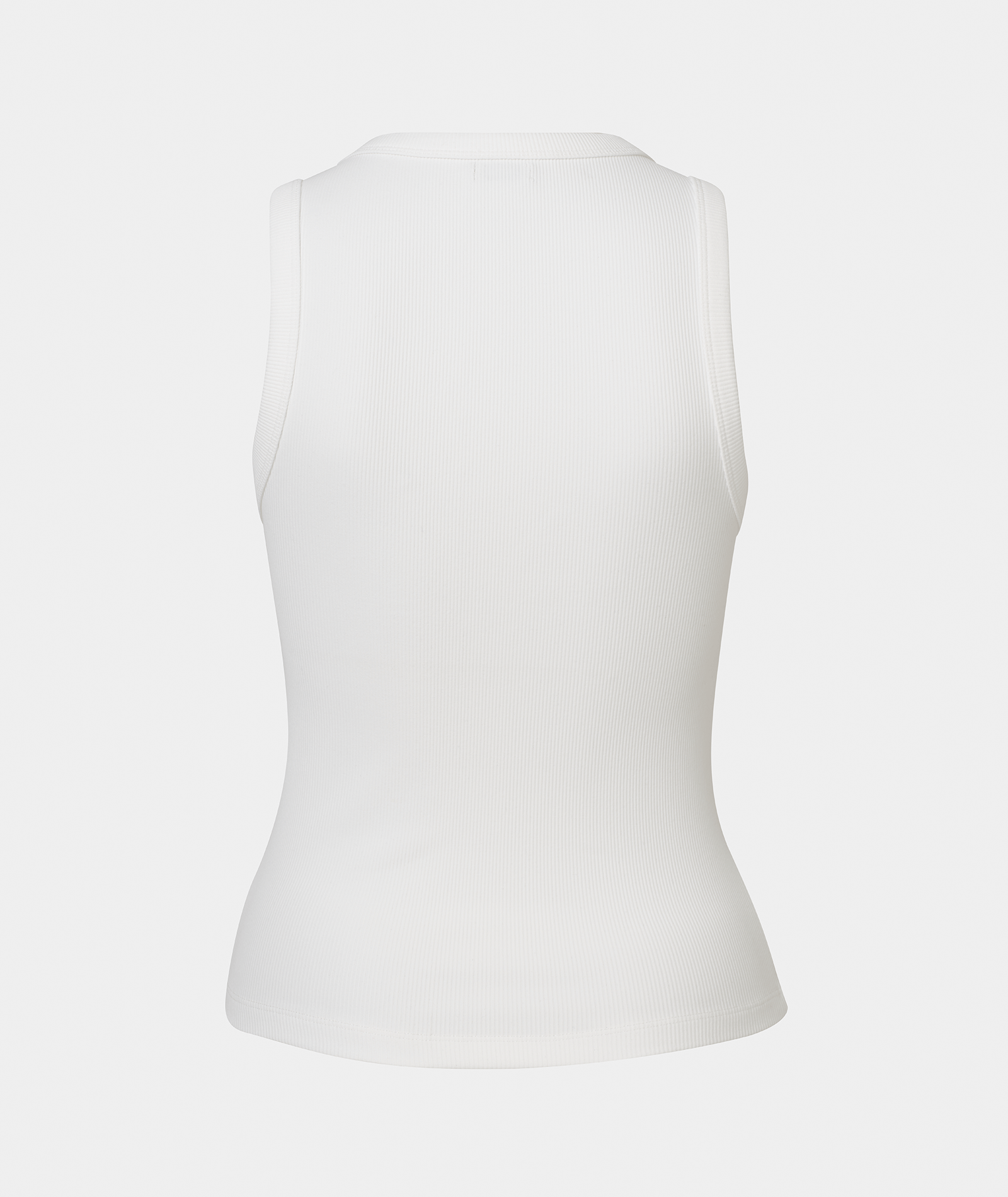 VEHLA RIBBED TANK - SNOW - Ribbed Atlet - stre