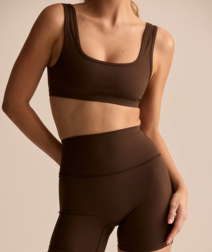 VEHLA SPORTS BRA - CHOC - Sütyen - stre