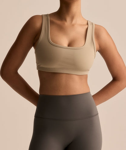 VEHLA SPORTS BRA - TAUPE - Sütyen - stre