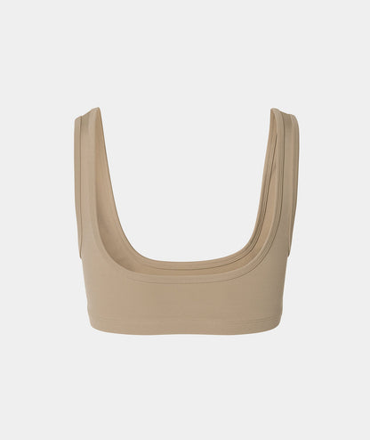 VEHLA SPORTS BRA - TAUPE - Sütyen - stre